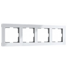 Рамка на 4 поста Werkel Acrylic (белый) W0042701