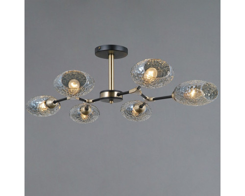 Люстра на штанге ILLUMICO TRENTO IL0272-6CSQ-25 BK AB TRENTO