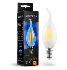 Лампа светодиодная Voltega Candel wind matt 6W E14 6Вт 2800K 7025