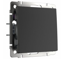 Кнопка звонка без рамки Werkel черный матовый W1114508