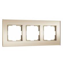 Рамка на 3 поста Werkel Senso (шампань, стекло soft-touch) W0033111