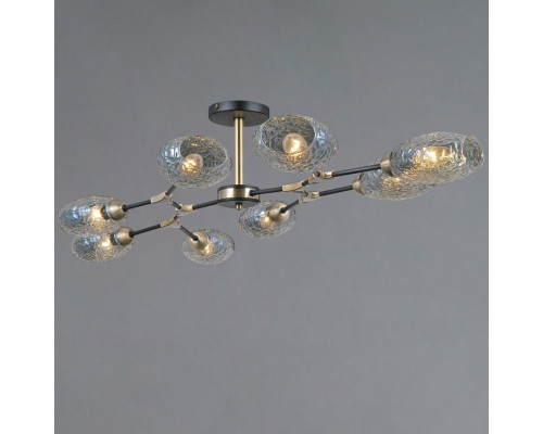 Люстра на штанге ILLUMICO TRENTO IL0272-8CSQ-25 BK AB TRENTO