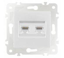 Розетка Ethernet RJ-45 без рамки Arte Milano am-203 203.45-2.white