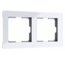 Рамка на 2 поста Werkel Acrylic (белый) W0022701