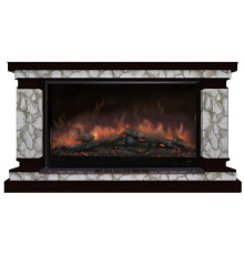 Комплект из электрокамина напольного и портала (143x45x82.5 см) Лорд Карелия Premier S14 ЛО000061