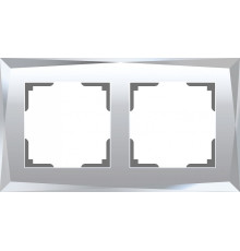 Рамка на 2 поста Werkel Diamant (зеркальный) W0021220