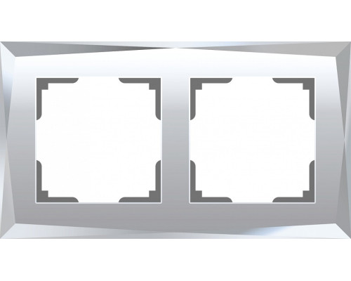 Рамка на 2 поста Werkel Diamant (зеркальный) W0021220
