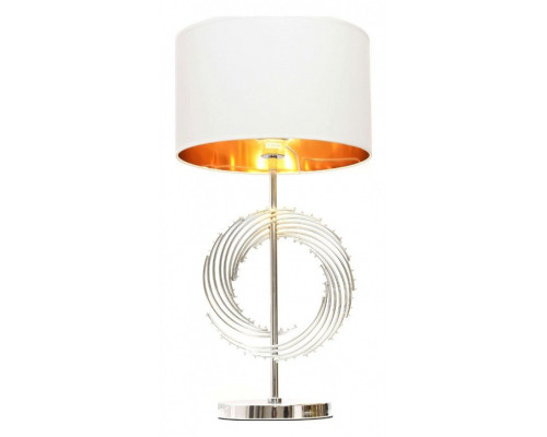 Настольная лампа декоративная LUMINA DECO Fabi LDT 5531 CHR+WT Настольная лампа декоративная LUMINA DECO Fabi LDT 5531 CHR+WT