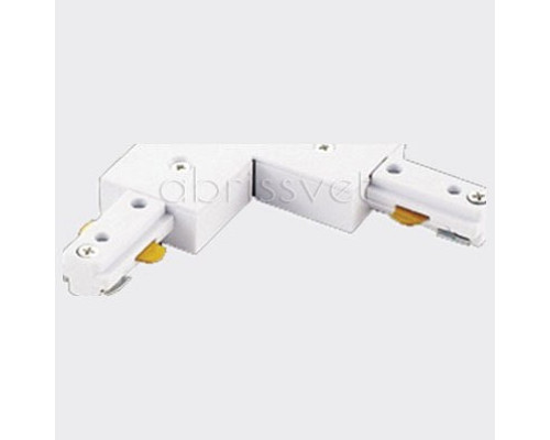 Соединитель угловой L-образный для треков Italline WSO WSO 74 white Соединитель угловой L-образный для треков Italline WSO WSO 74 white