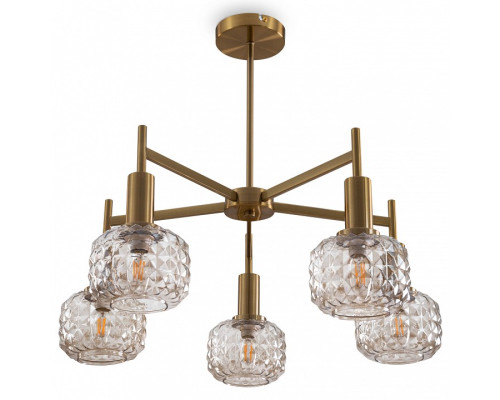 Люстра на штанге Freya Fero FR5366CL-05BS Люстра на штанге Freya Fero FR5366CL-05BS