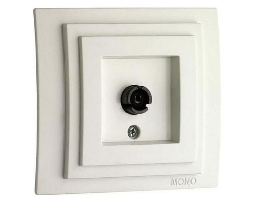 ТВ-розетка проходная без рамки Mono Electric Despina / Larissa 500-000105-137 ТВ-розетка проходная без рамки Mono Electric Despina / Larissa 500-000105-137