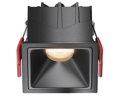 Встраиваемый светильник Maytoni Alfa LED DL043-01-10W3K-SQ-B-1 Встраиваемый светильник Maytoni Alfa LED DL043-01-10W3K-SQ-B-1