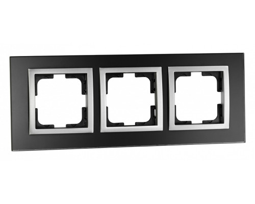 Рамка на 3 поста Mono Electric Style Glass 107-720000-162 Рамка на 3 поста Mono Electric Style Glass 107-720000-162