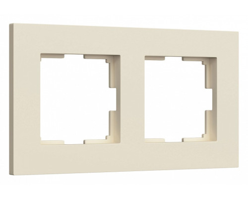 Рамка на 2 поста Werkel Slab (айвори софт) W0022962