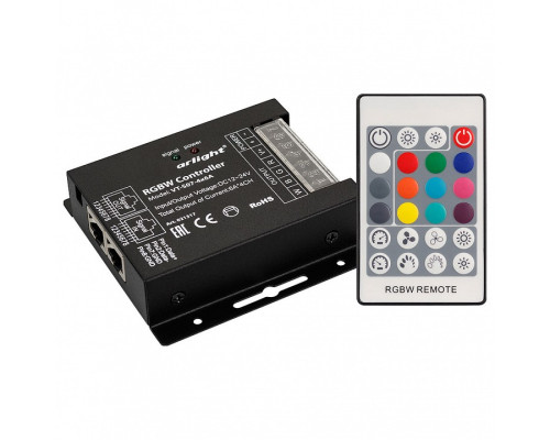 Контроллер-регулятор цвета RGBW с пультом ДУ Arlight VT-S07 021317 Контроллер-регулятор цвета RGBW с пультом ДУ Arlight VT-S07 021317