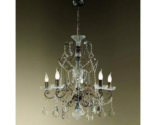 Подвесная люстра MM Lampadari Preziosa 6470/5 V1021 Подвесная люстра MM Lampadari Preziosa 6470/5 V1021
