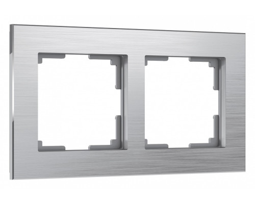 Рамка на 2 поста Werkel Aluminium (алюминий) W0021706 Рамка на 2 поста Werkel Aluminium (алюминий) W0021706