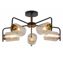 Люстра на штанге ILLUMICO  IL8248-5COU-79 BK GD