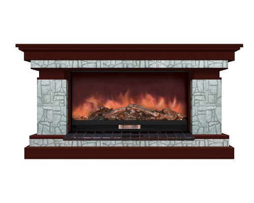 Комплект из электрокамина напольного и портала (143x45x80 см) Брайтон Старый Город Premier S86 БР000013 Комплект из электрокамина напольного и портала (143x45x80 см) Брайтон Старый Город Premier S86 БР000013
