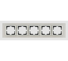 Рамка на 5 постов Mono Electric Style Glass 107-710000-164