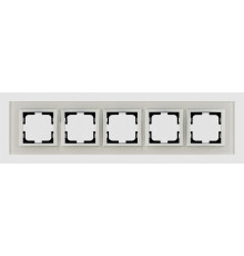 Рамка на 5 постов Mono Electric Style Glass 107-710000-164