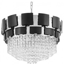 Подвесная люстра LUMINA DECO MOLINA LDP 7045-600 BK+CHR