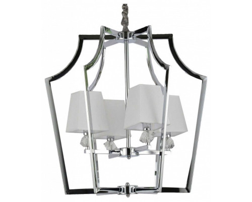 Подвесная люстра LUMINA DECO Montero LDP 1249-4 CHR+WT