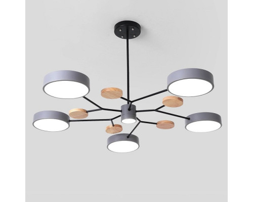 Люстра на штанге Imperiumloft Meade Lamps Grey MEADE-01 Люстра на штанге Imperiumloft Meade Lamps Grey MEADE-01