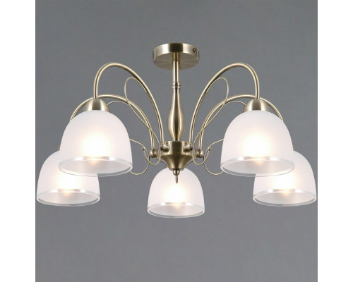 Люстра на штанге ILLUMICO AREZZO IL0789-5CSQ-25 AB AREZZO Люстра на штанге ILLUMICO AREZZO IL0789-5CSQ-25 AB AREZZO