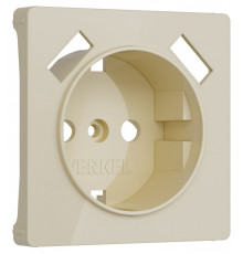Накладка для розетки с заземлением и 2хUSB Werkel айвори акрил W1179543