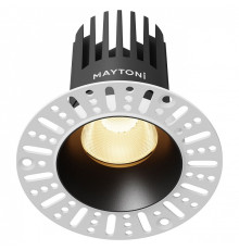 Встраиваемый светильник Maytoni Dip DL121-15W-2.7K-TRS-B