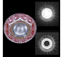 Встраиваемый светильник  00757-9.0-001CN MR16+LED3W CL+PK