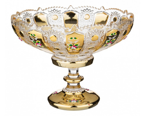 Чаша декоративная (30х23 см) Gold Glass 195-107 Чаша декоративная (30х23 см) Gold Glass 195-107