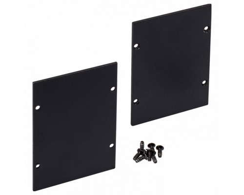 Набор заглушек для профиля Arlight ARH-LINE-6085 BLACK 018649 Набор заглушек для профиля Arlight ARH-LINE-6085 BLACK 018649
