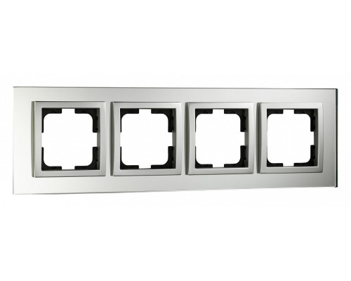 Рамка на 4 поста Mono Electric Style Glass 107-700000-163 Рамка на 4 поста Mono Electric Style Glass 107-700000-163
