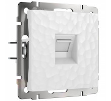 Розетка Ethernet RJ-45 без рамки Werkel Hammer белый W1281001
