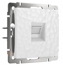 Розетка Ethernet RJ-45 без рамки Werkel Hammer белый W1281001