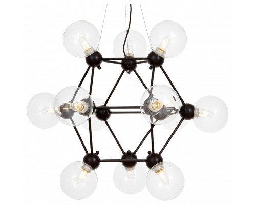 Подвесная люстра LUMINA DECO Zodiak LDP 160N-12 BK+PR Подвесная люстра LUMINA DECO Zodiak LDP 160N-12 BK+PR