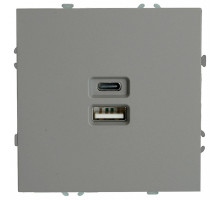 Розетка 2хUSB type A и C без рамки Stekker Эмили 49957