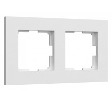Рамка на 2 поста Werkel Slab (белый софт) W0022961