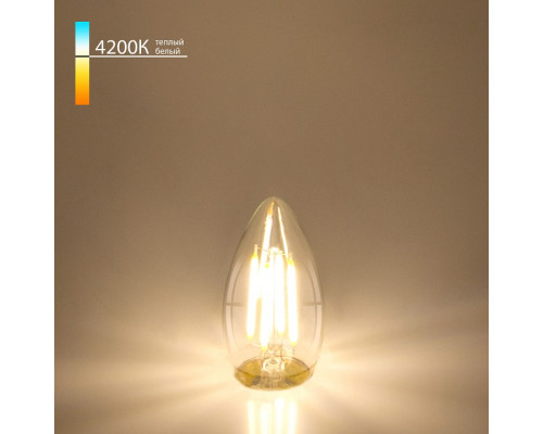 Лампа светодиодная Elektrostandard Свеча F E27 9Вт 4200K a048283 Лампа светодиодная Elektrostandard Свеча F E27 9Вт 4200K a048283
