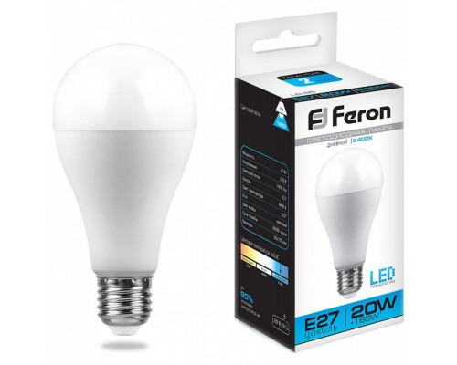 Лампа светодиодная Feron LB-98 E27 20Вт 6400K 25789 Лампа светодиодная Feron LB-98 E27 20Вт 6400K 25789