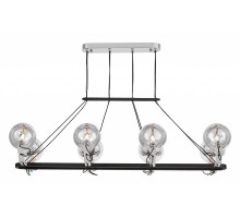 Подвесная люстра LUMINA DECO MARSEO LDP 9110-8-PR BK+CHR