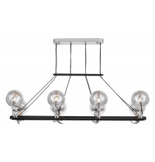 Подвесная люстра LUMINA DECO MARSEO LDP 9110-8-PR BK+CHR