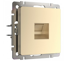 Розетка Ethernet RJ-45 без рамки Werkel шампань W1181011