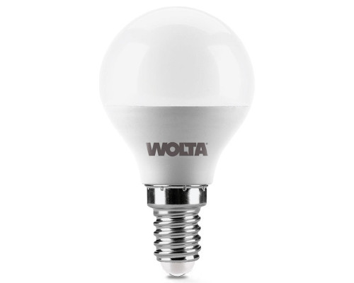 Лампа светодиодная Wolta  E14 7.5Вт 6500K 25W45GL7.5E14