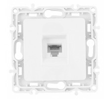 Розетка телефонная RJ-11 без рамки Arte Milano am-217 217.51-1.white