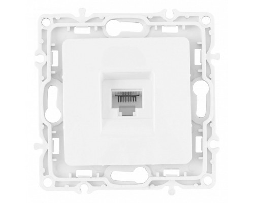 Розетка телефонная RJ-11 без рамки Arte Milano am-217 217.51-1.white Розетка телефонная RJ-11 без рамки Arte Milano am-217 217.51-1.white