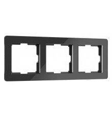 Рамка на 3 поста Werkel Acrylic (черный) W0032708