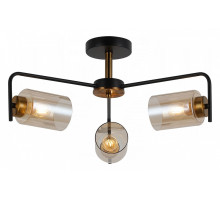 Люстра на штанге ILLUMICO  IL8248-3COU-79 BK GD